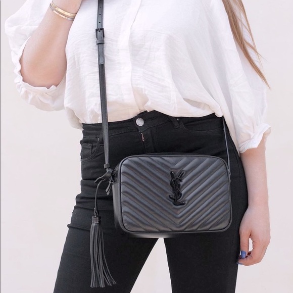 YSL Yves Saint Lauren black camera bag crossbody - Picture 1 of 16